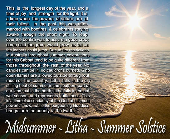 Midsummer - Litha - Summer Solstice