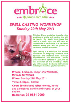 Spell Casting Workshop